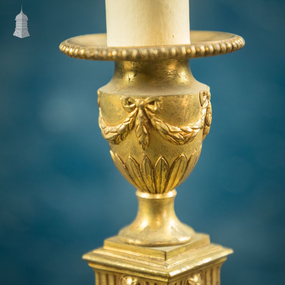 Empire Table Lamp, Converted Candlestick