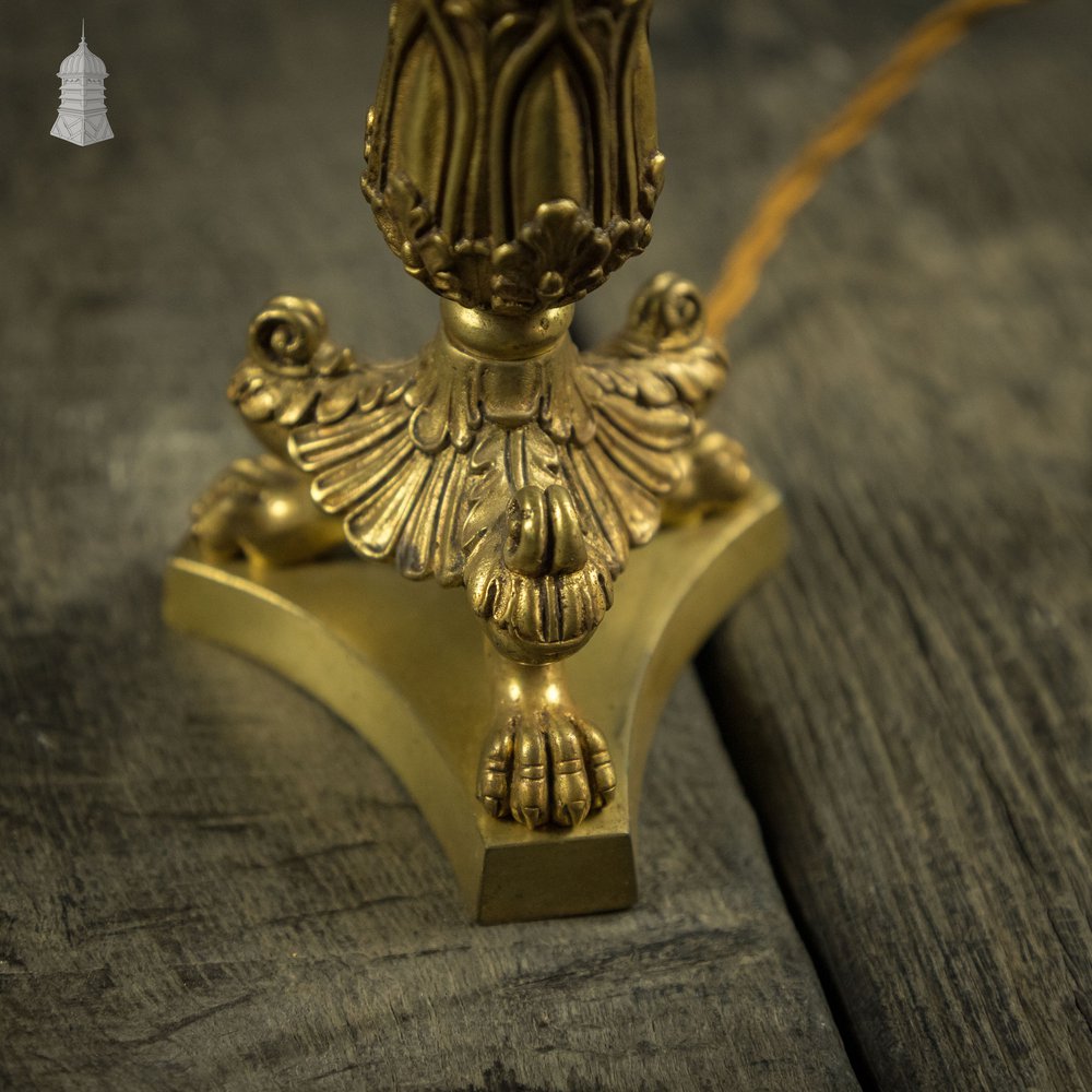 Regency Style Lamp. Converted Candlestick Table Lamp