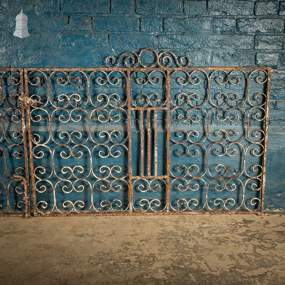 Scrollwork Driveway Gates, Victorian Wrought Iron