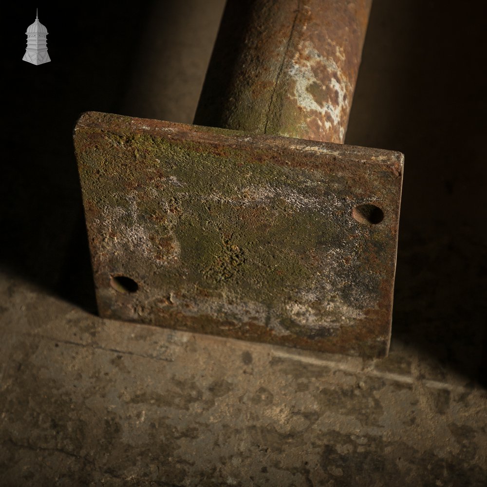 Cast Iron Pillars, 9 ft Tall - Columns Stanchions - Set of 5