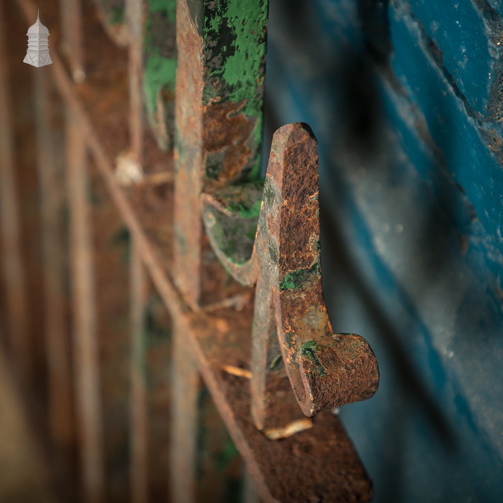 Wrought Iron Railing, Set of 2