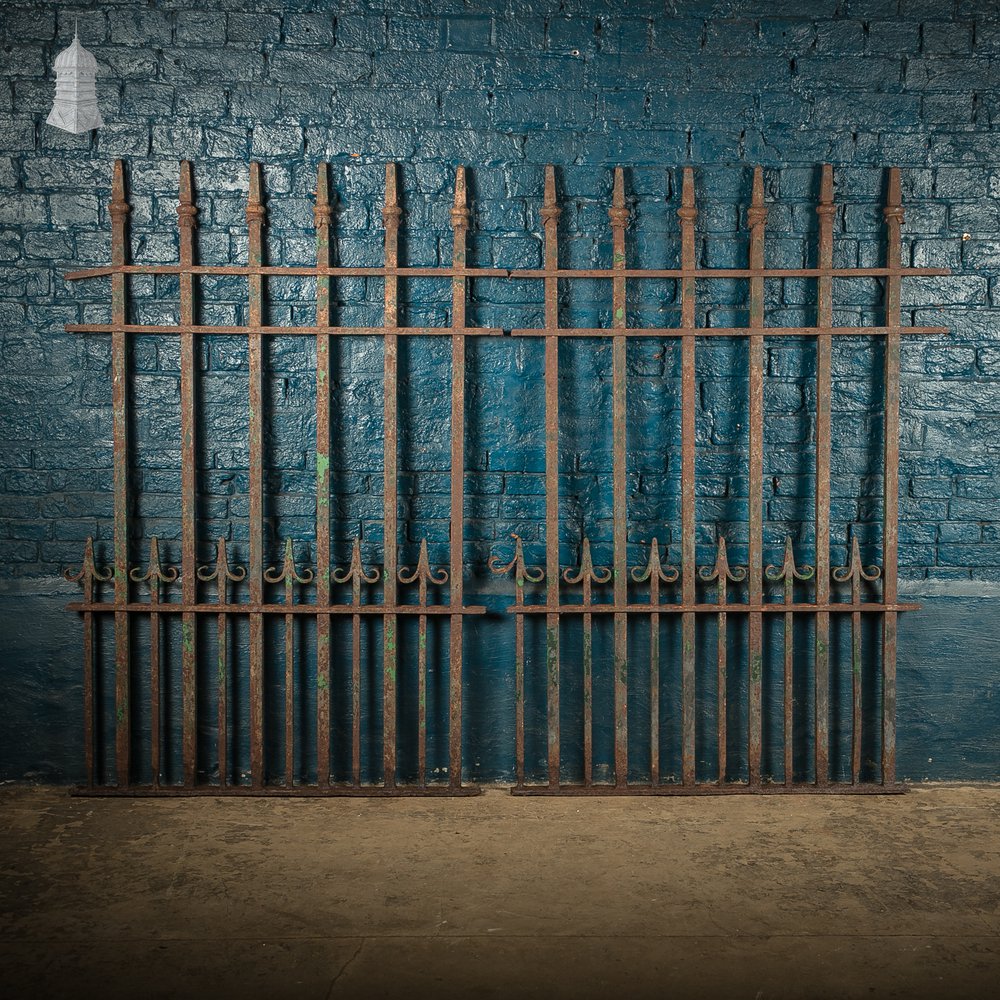 Wrought Iron Railing, Set of 2