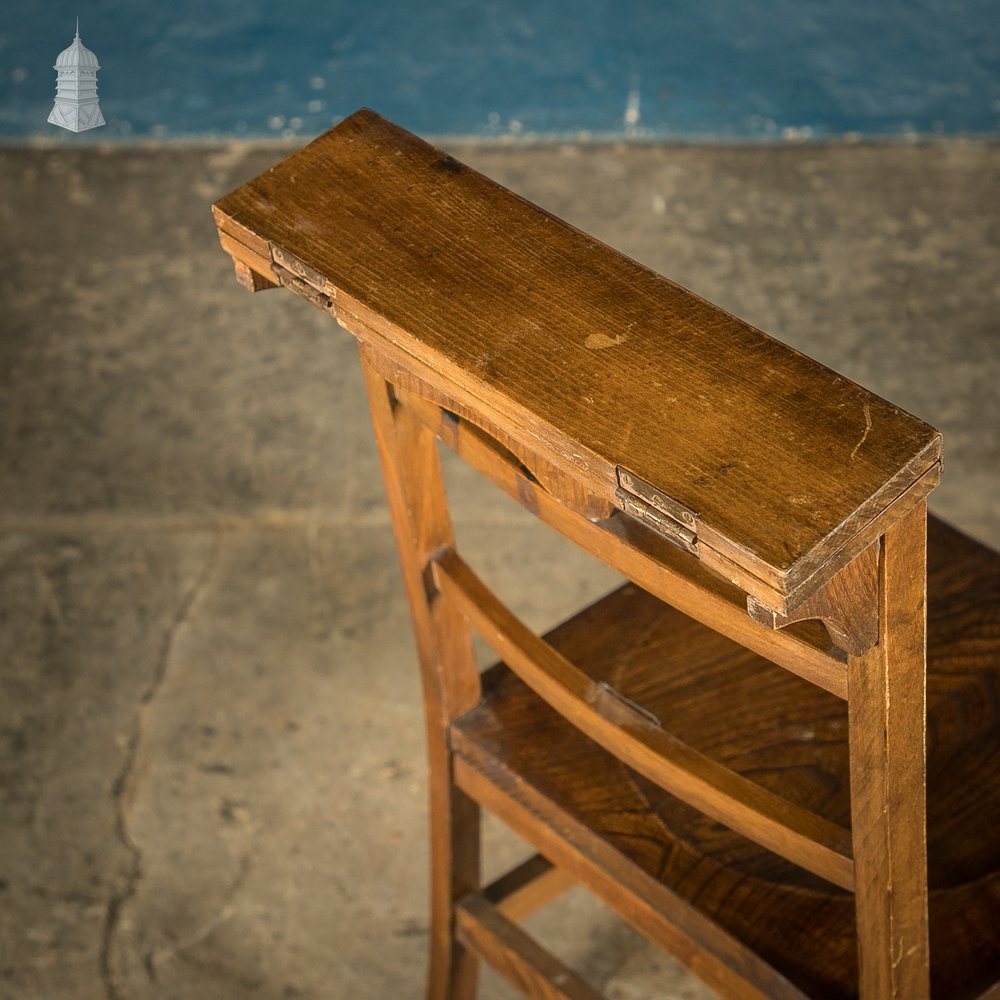 Set of 6 Elm 19th C Synagogue Chairs [No. 10]