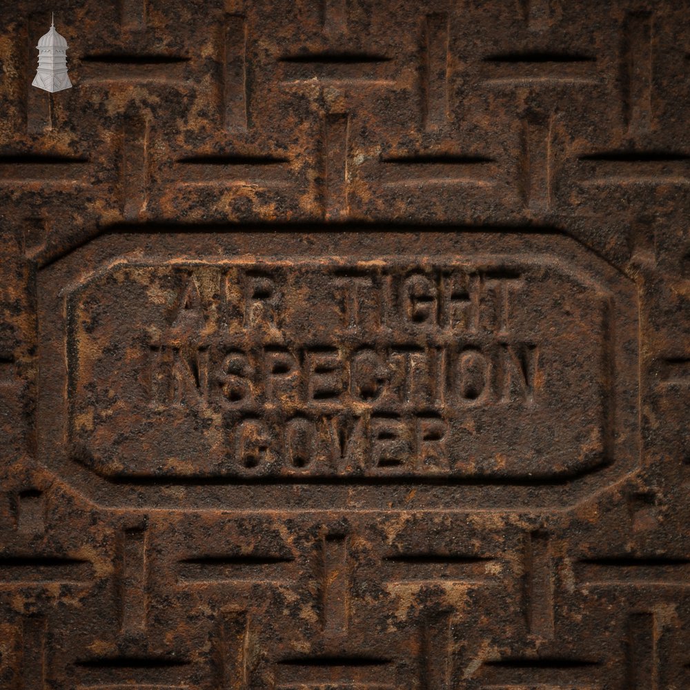 Airtight Inspection Cover, Reclaimed Cast Iron Manhole cover