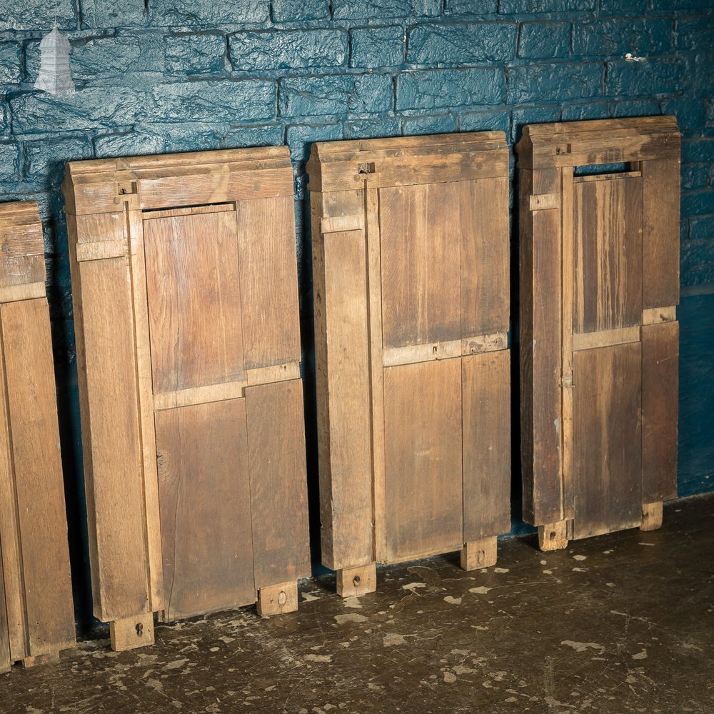 Batch of 9 19th C Oak Pew Ends