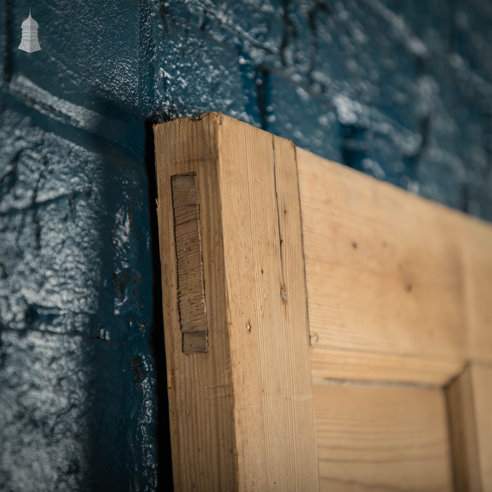 Pine Paneled Door, 18th C 6 Panel