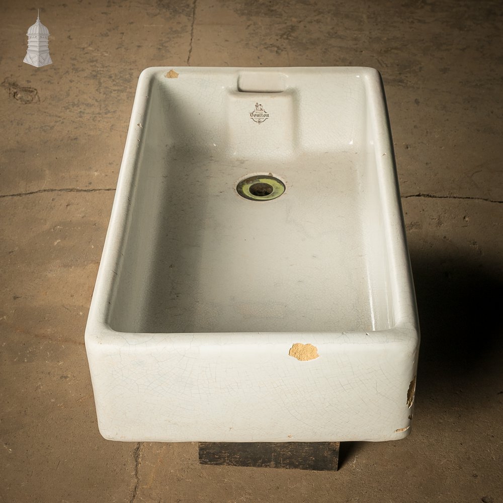 Royal Doulton Belfast Sink with Weir Overflow, Reclaimed