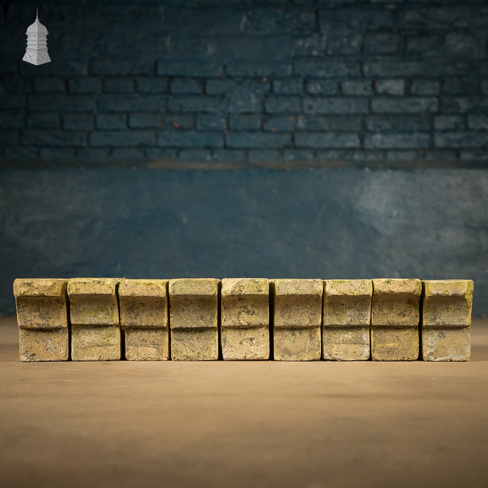 Buff Stepped Header Bricks, Reclaimed