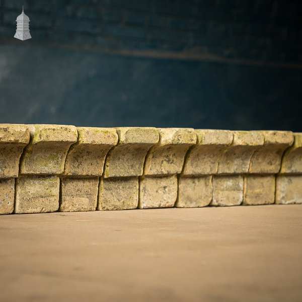 Buff Stepped Header Bricks, Reclaimed