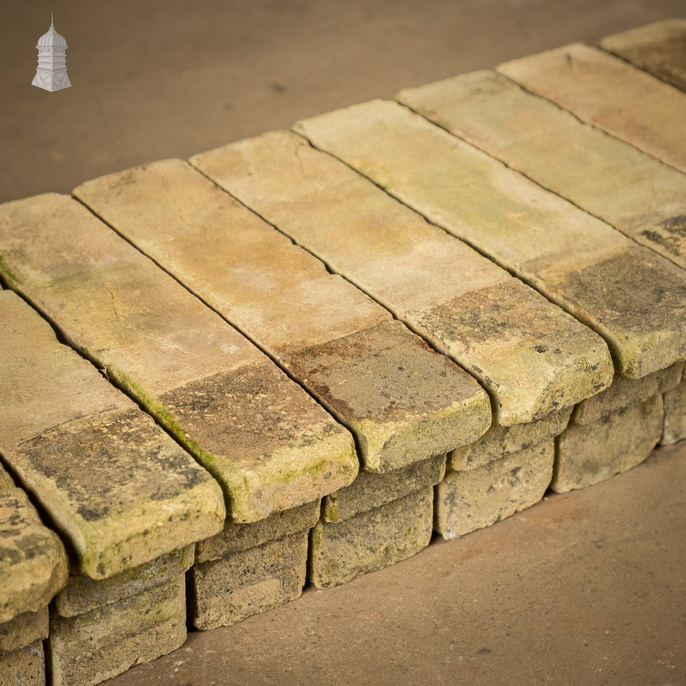 Buff Stepped Header Bricks, Reclaimed