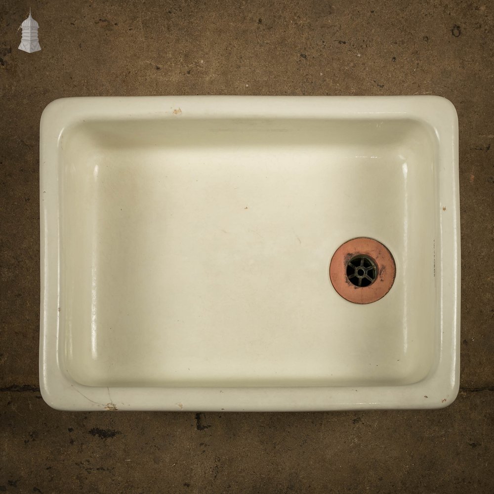 Cane and White Butler Sink