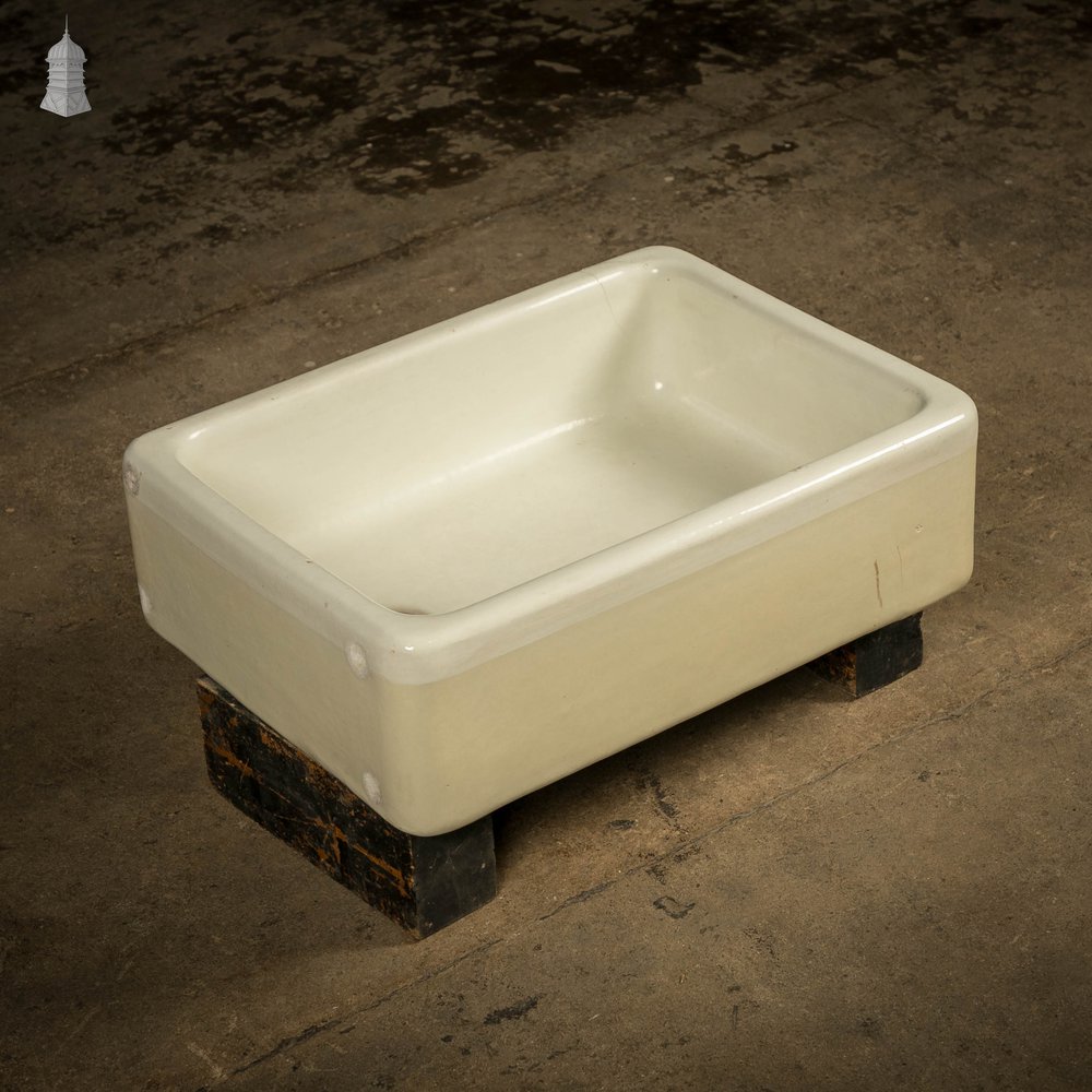 Cane and White Butler Sink