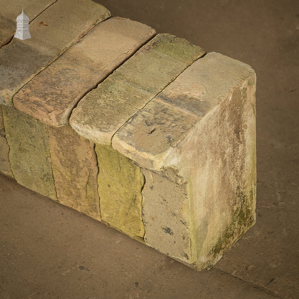 Buff Stepped Header Bricks, Reclaimed