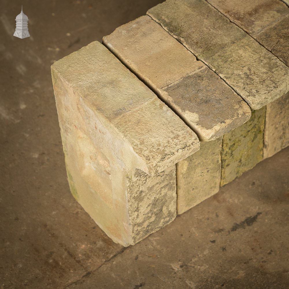 Buff Stepped Header Bricks, Reclaimed