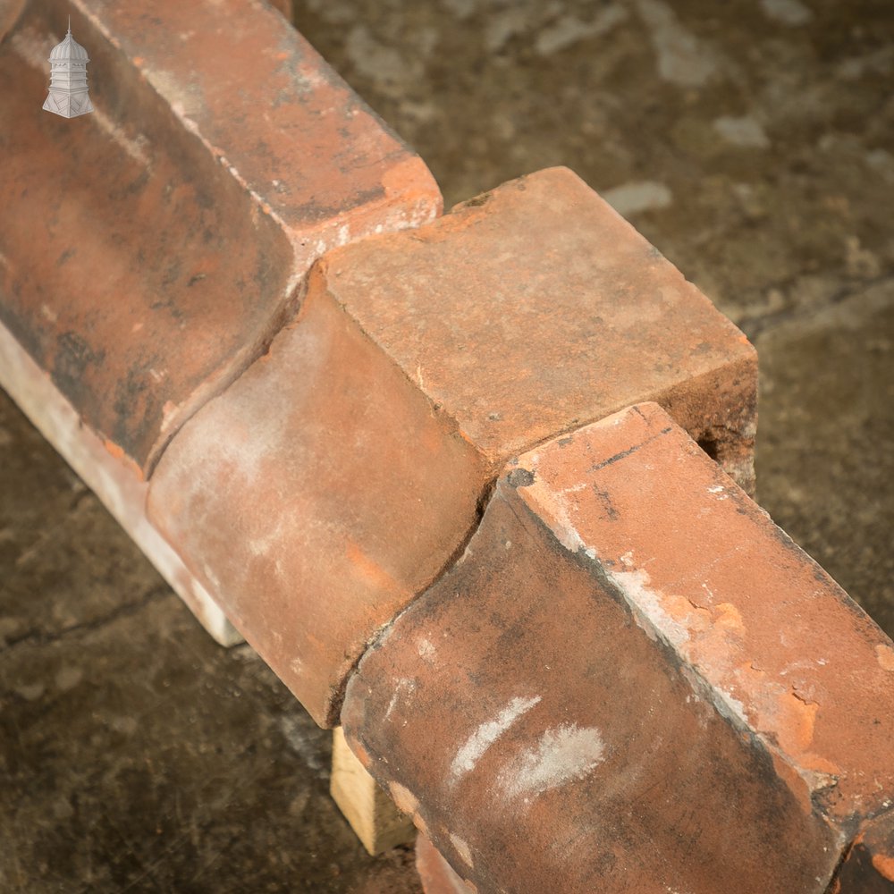 Pair of Large 19th C Red Brick Windows