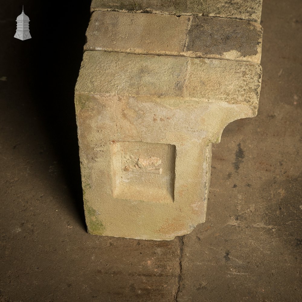 Buff Stepped Header Bricks, Reclaimed