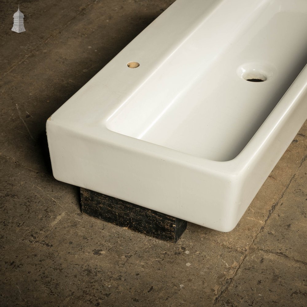 White Trough Sink