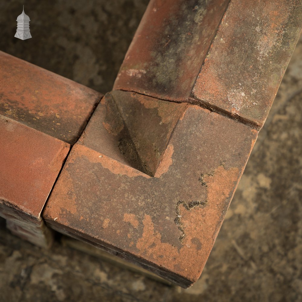 Square 19th C Red Brick Window Reveal