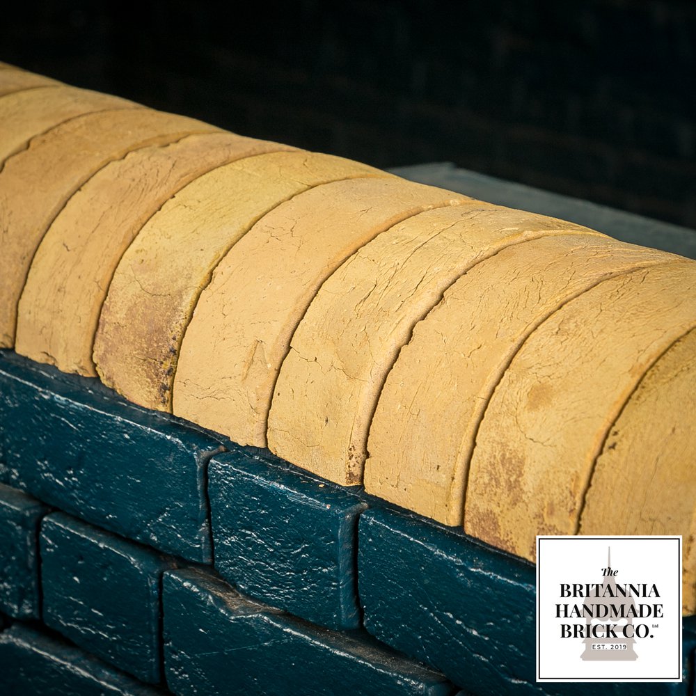 Half Round Handmade Buff Coping Brick, Period Style Wall Copings