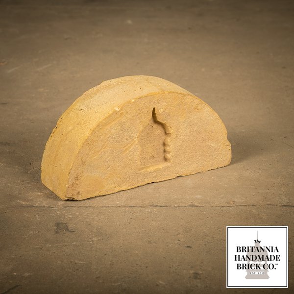 Half Round Handmade Buff Coping Brick, Period Style Wall Copings