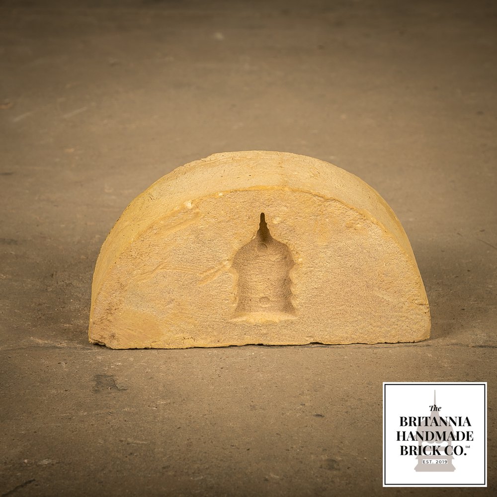 Half Round Handmade Buff Coping Brick, Period Style Wall Copings