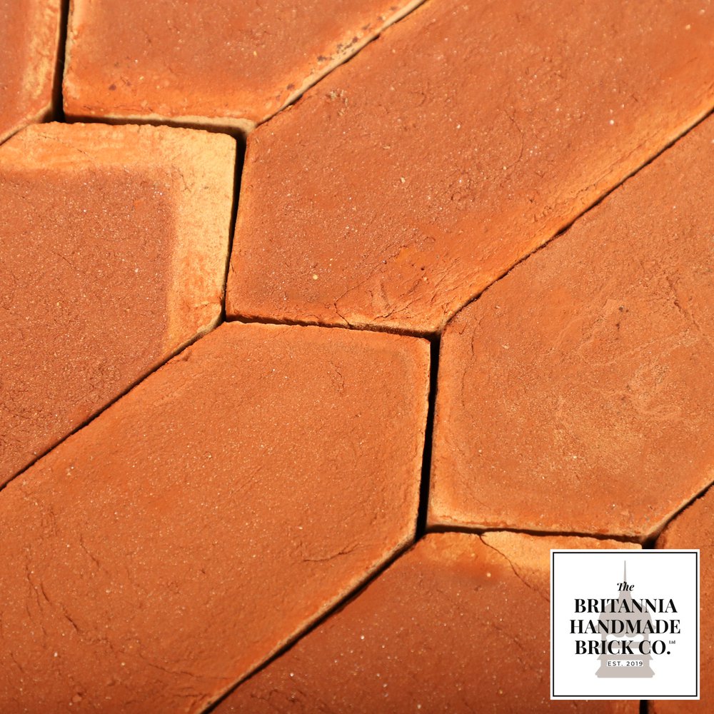 Handmade Red Floor Brick, Tessellating Polygon