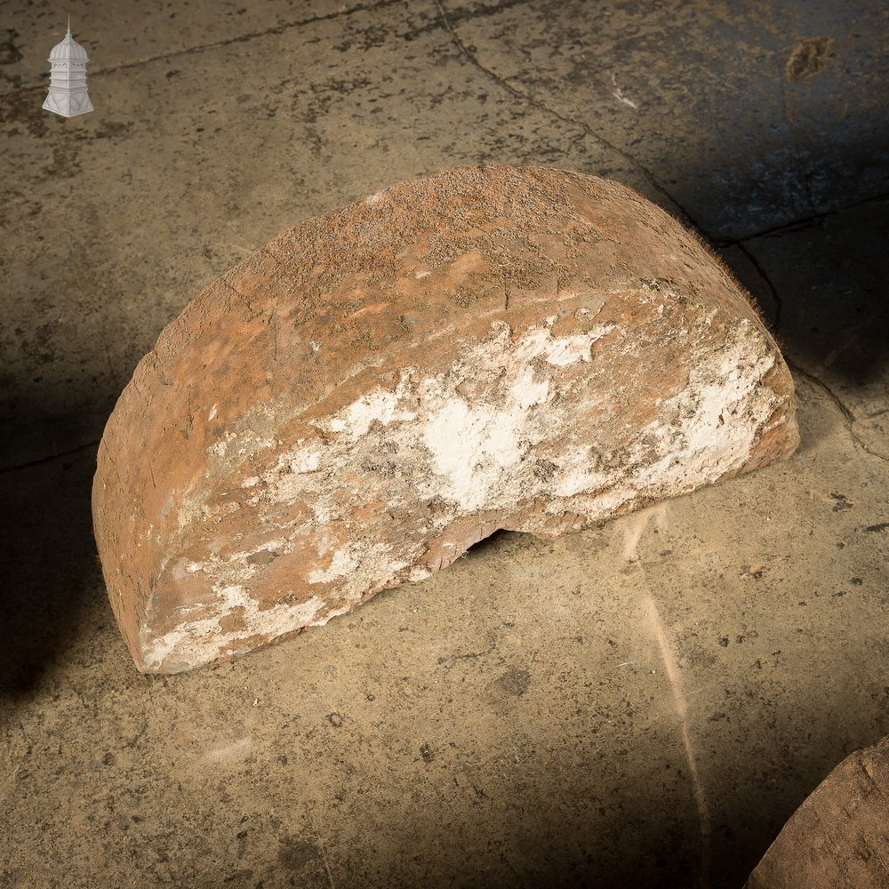 Batch of 8 Antique Half Round Granite Millstones