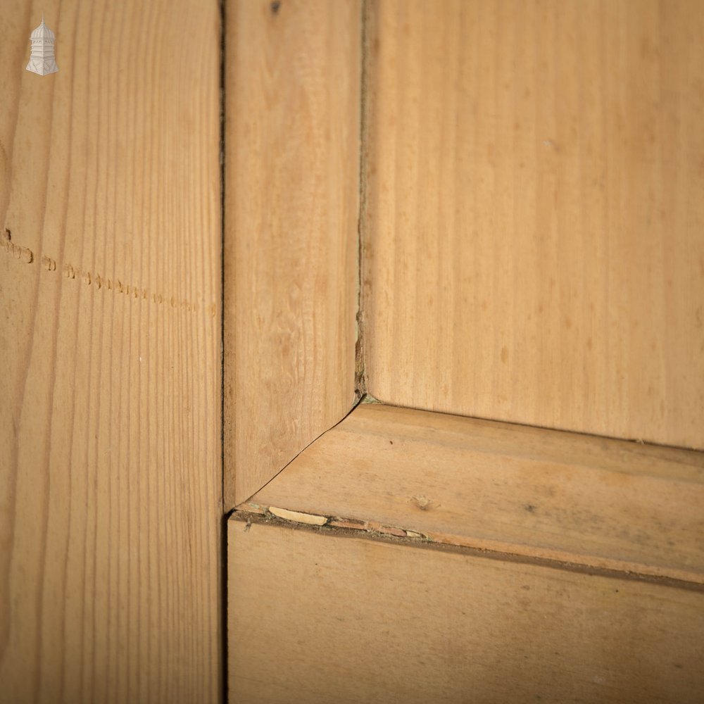 Victorian Paneled Door, 4 Panels with Moulding Trim