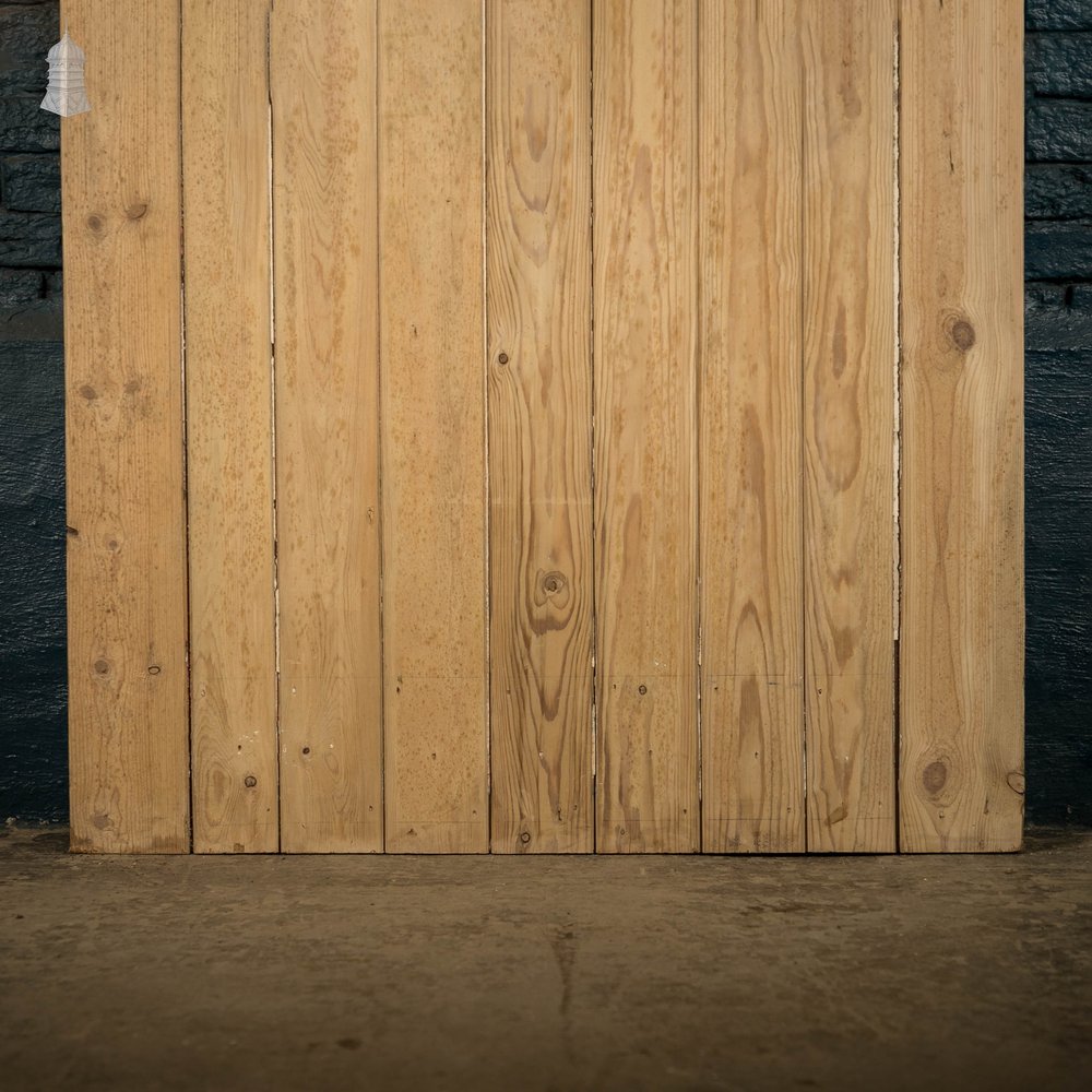 Glazed Pine Door, Framed Plank and Ledge with Glazing