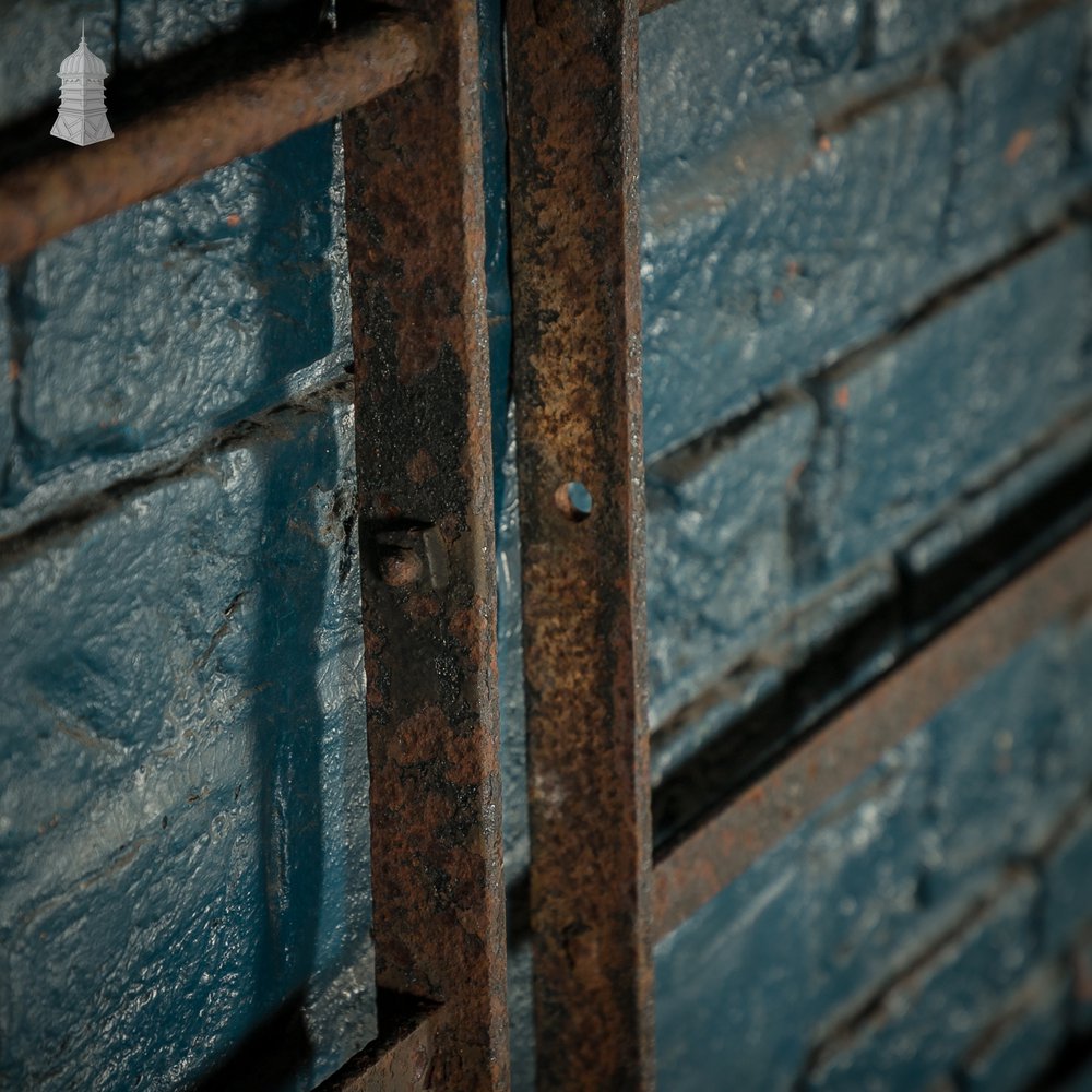 Estate Railings and Gate Set, Reclaimed Wrought Iron Fencing Panels