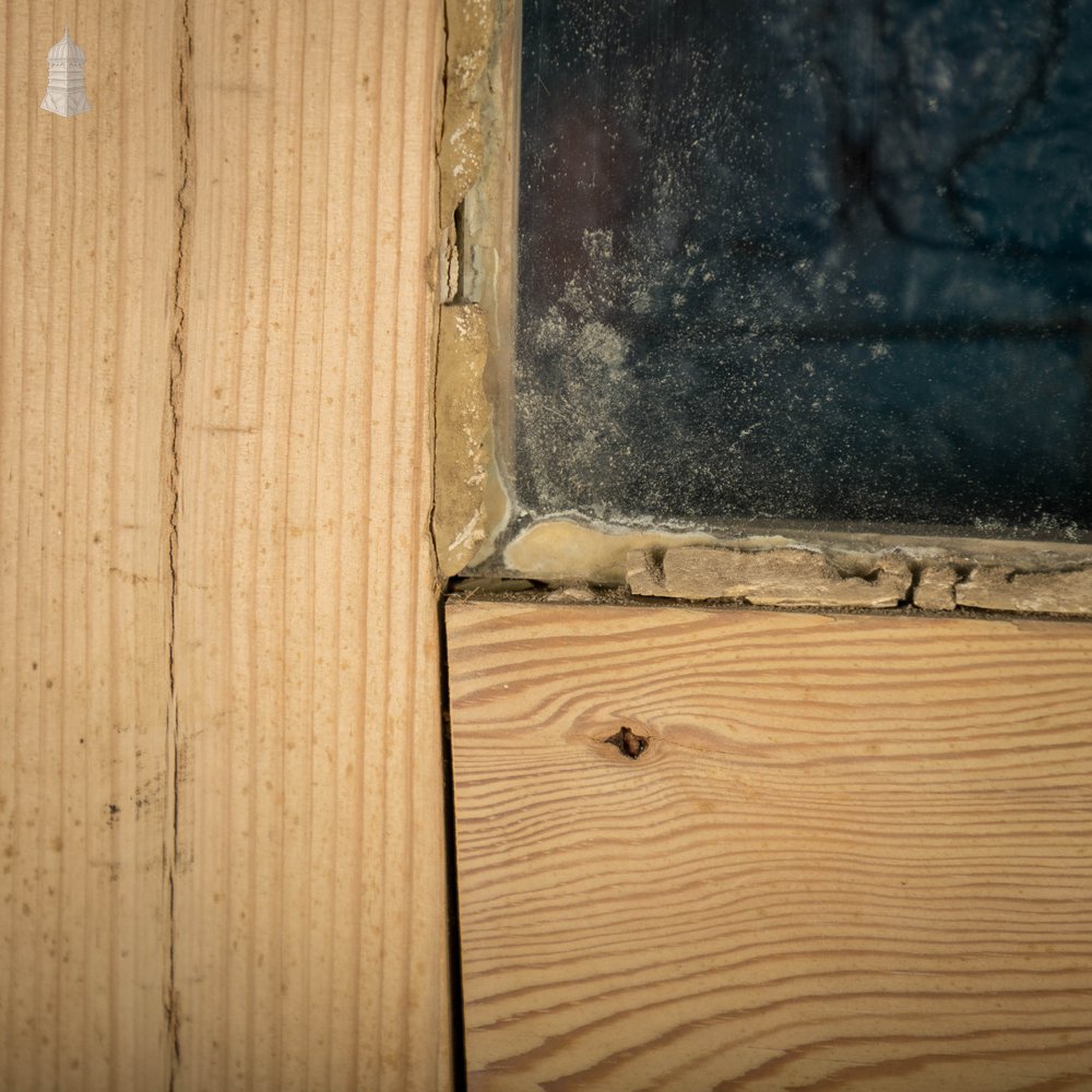 Glazed Pine Door, Framed Plank and Ledge with Glazing