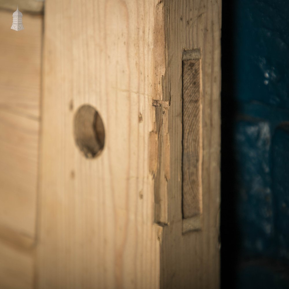 Glazed Pine Door, Framed Plank and Ledge with Glazing