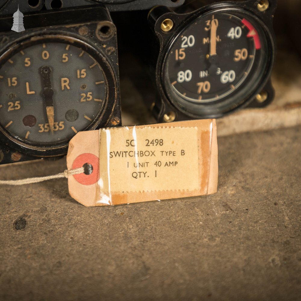 Aircraft Dials and Switches, Small Boxed Collection