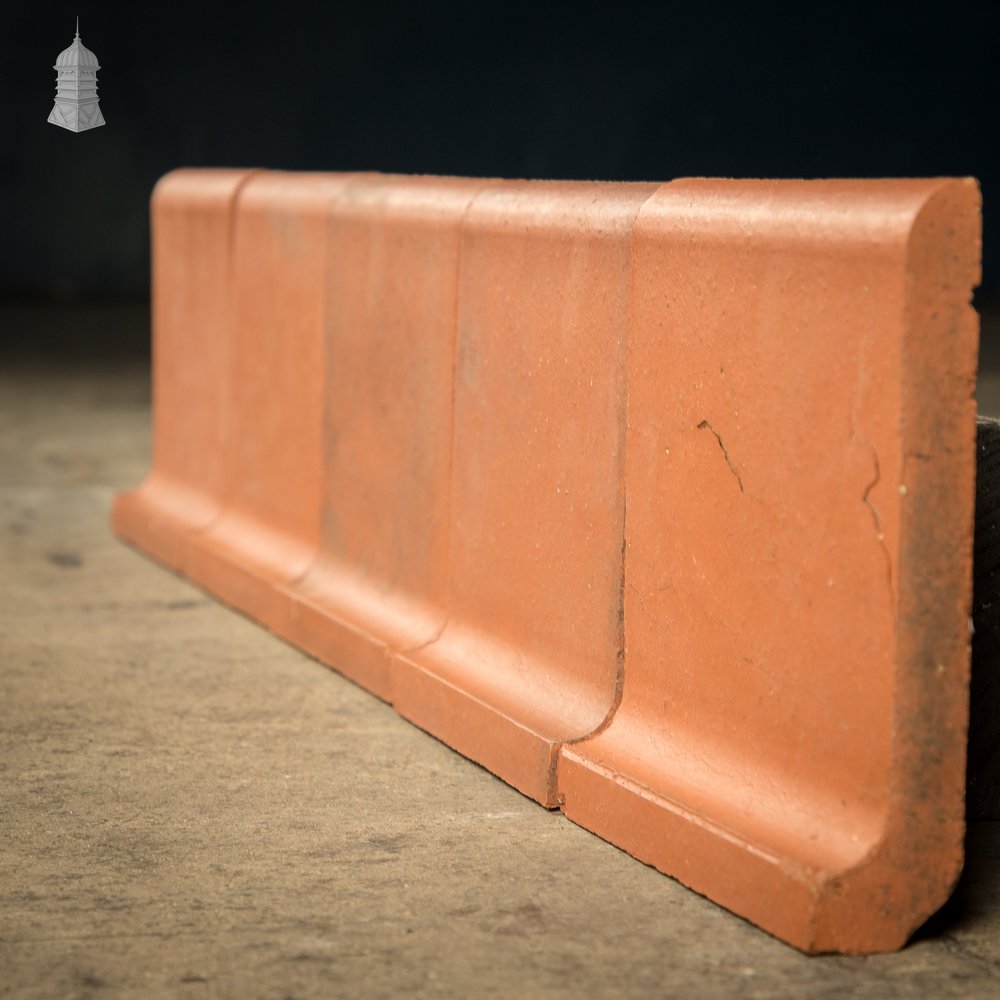 Batch of 26 Quarry Tile Upstand \ Skirting Tiles