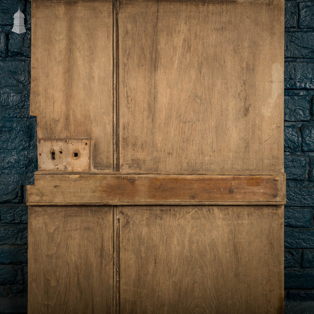 Plank and Ledge Door, 17th C Two Plank Pine Cottage Door