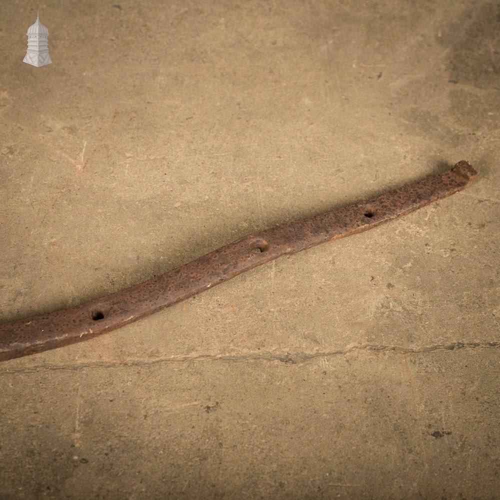 Spear Head Wall Tie, Reclaimed Wrought Iron Wall Anchor, Wall Plate