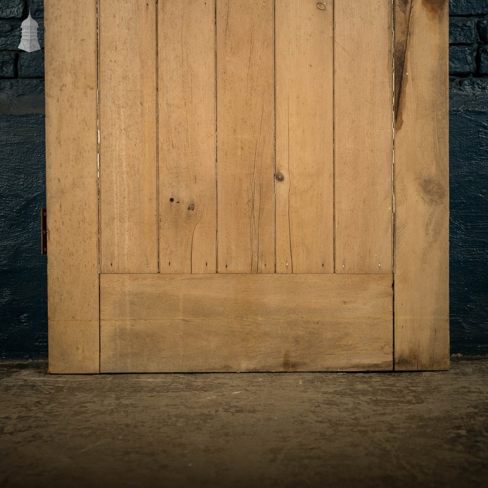 Glazed Pine Door, Edwardian Framed Plank