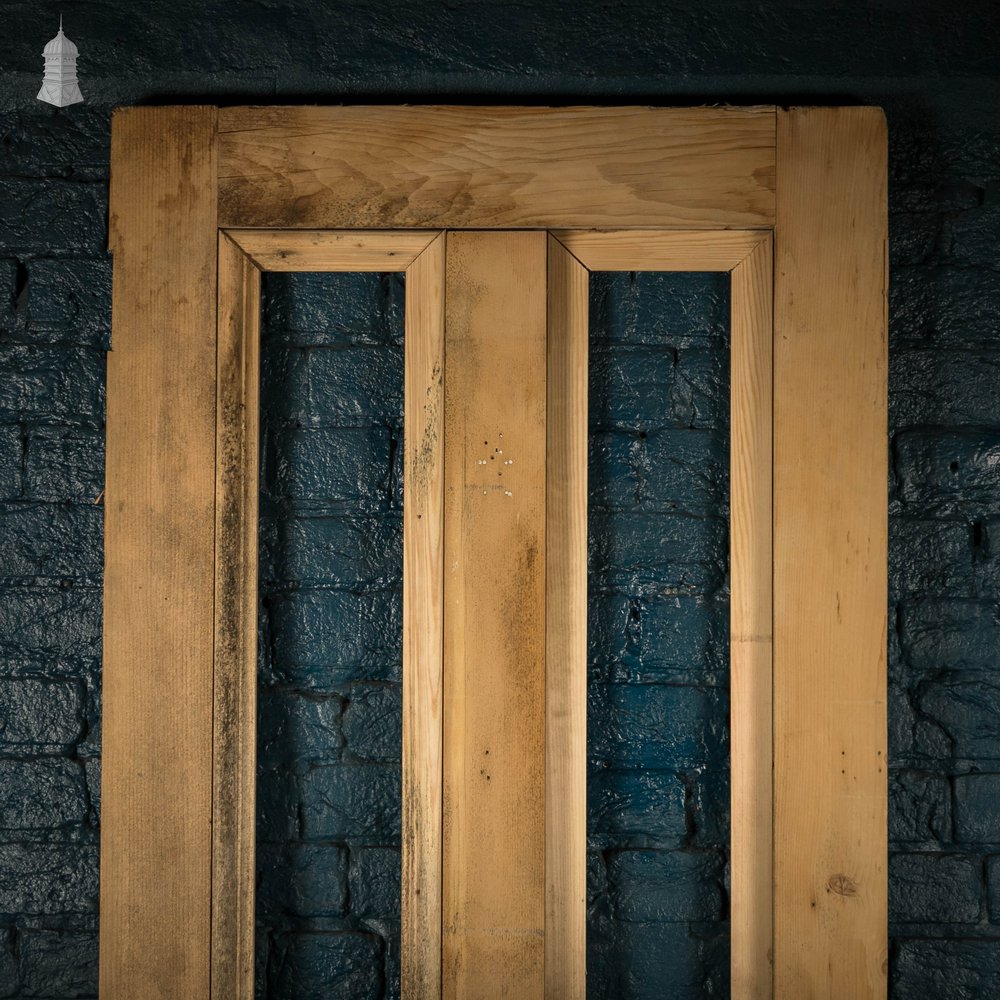 Victorian Glazed Door, 4 Panel Pine