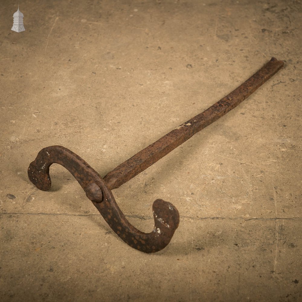 Reclaimed Wall Tie, Wall Plate, Wrought Iron Wall Anchor