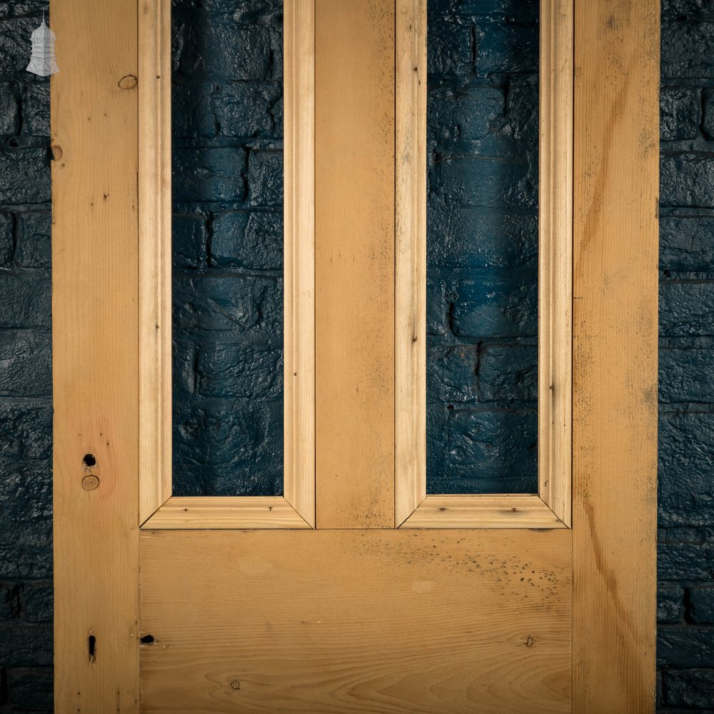 Victorian Glazed Door, 4 Panel Pine