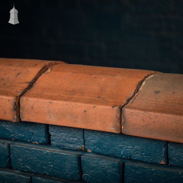 Bishop Hat Wall Copings, Terracotta a run of 1.5M