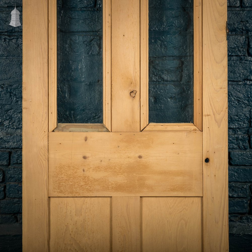 Victorian Glazed Door, Pine 4 Panel