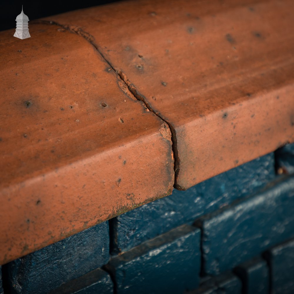 Bishop Hat Wall Copings, Terracotta a run of 1.5M