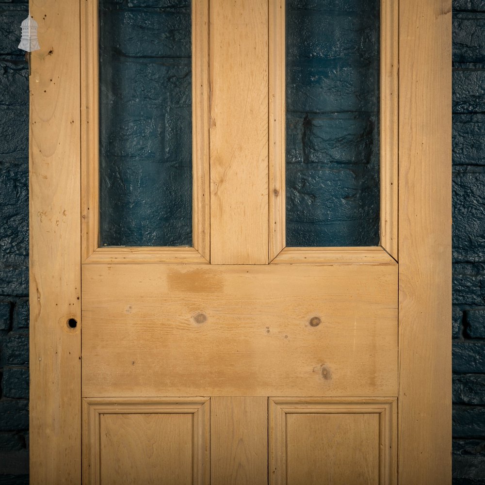 Victorian Glazed Door, Pine 4 Panel