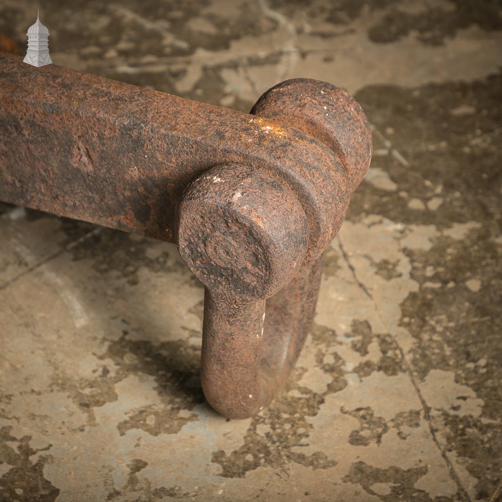 Pair of Salvaged AC-14 Stockless Anchors, 700kg Cast Iron