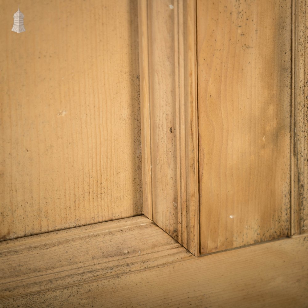 Pine Paneled Door, Victorian 4 Panel mouldings