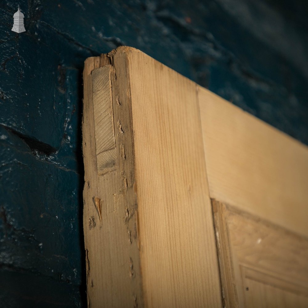 Pine Paneled Door, Victorian 4 Panel mouldings