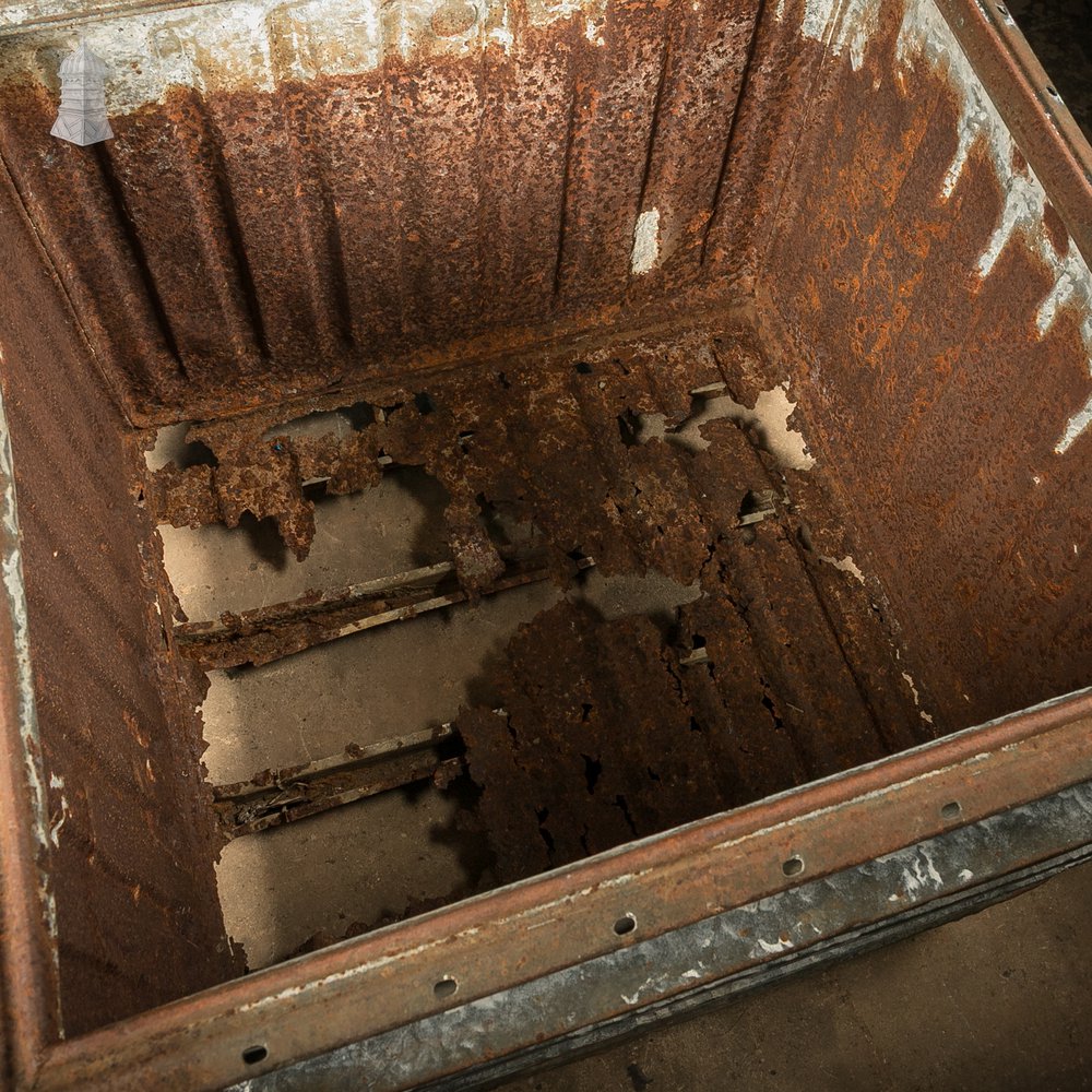 Reclaimed Military Parachute Supply Crate | Distressed Industrial Planter & Prop Piece