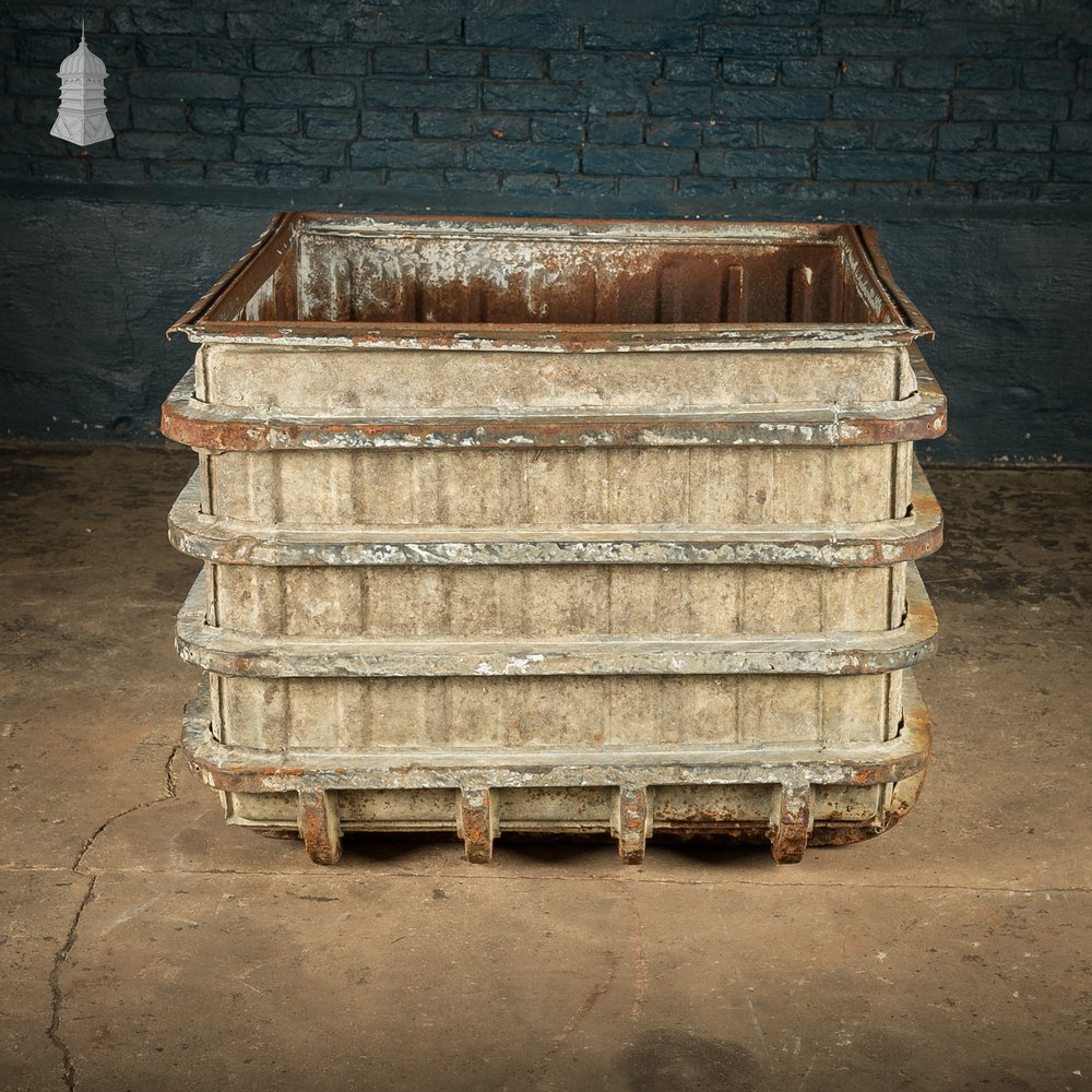Reclaimed Military Parachute Supply Crate | Distressed Industrial Planter & Prop Piece