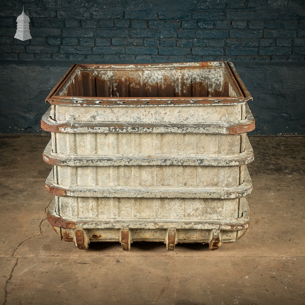 Reclaimed Military Parachute Supply Crate | Distressed Industrial Planter & Prop Piece